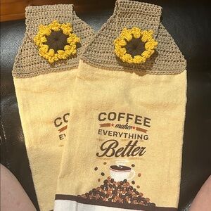 SOLD
Sunflower Crochet Kitchen Towels